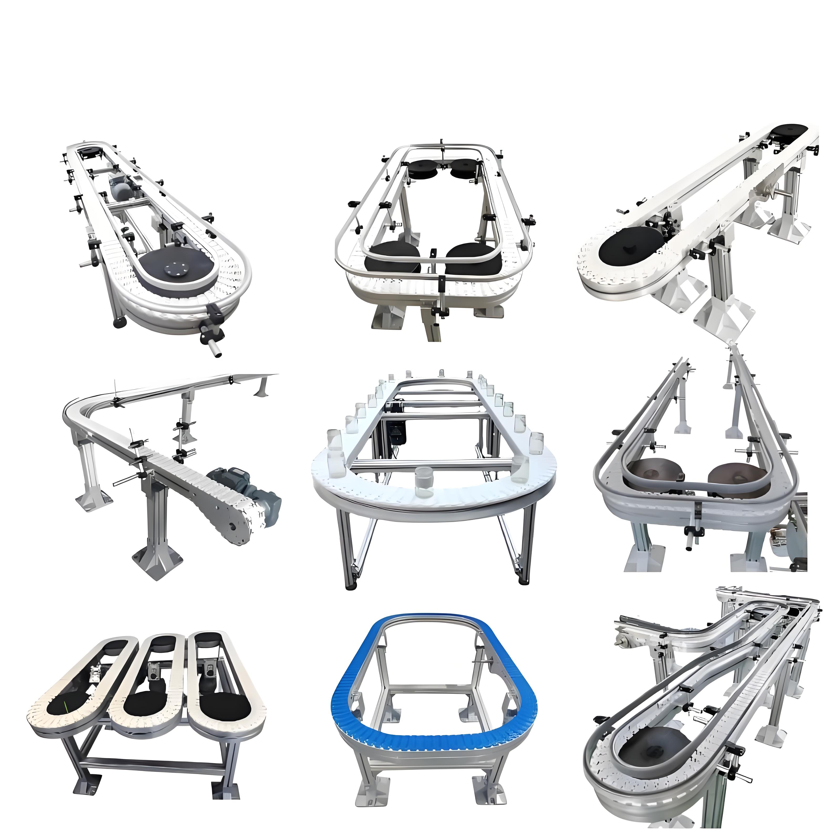 различные типы модульных конвейеров flexlink