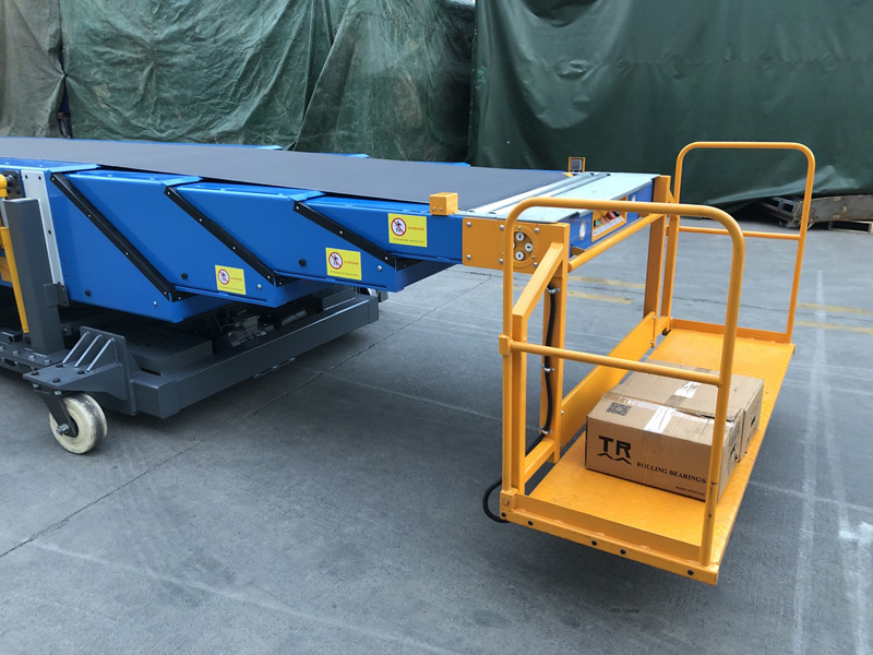 Телескопический конвейер для подвижного типа