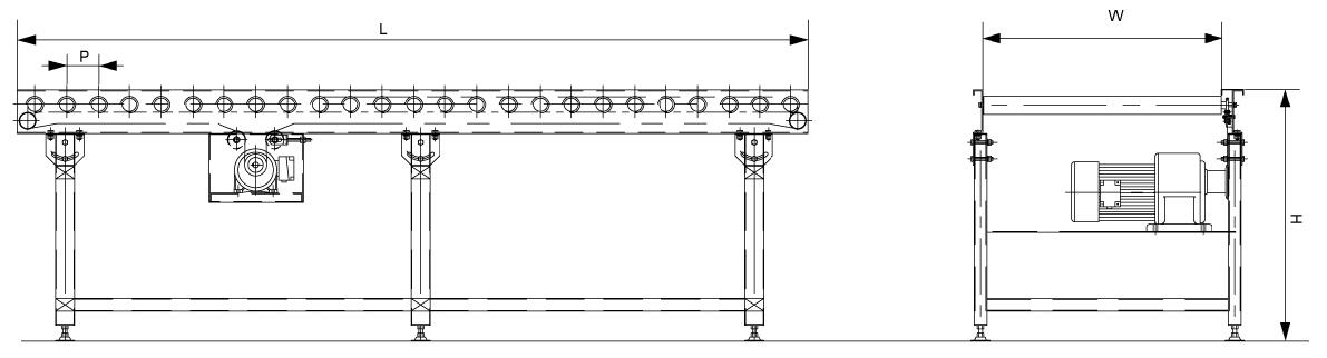 Ролик с одним звездочкой