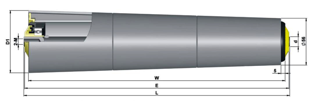TP600 Гравитационный каток с конической втулкой