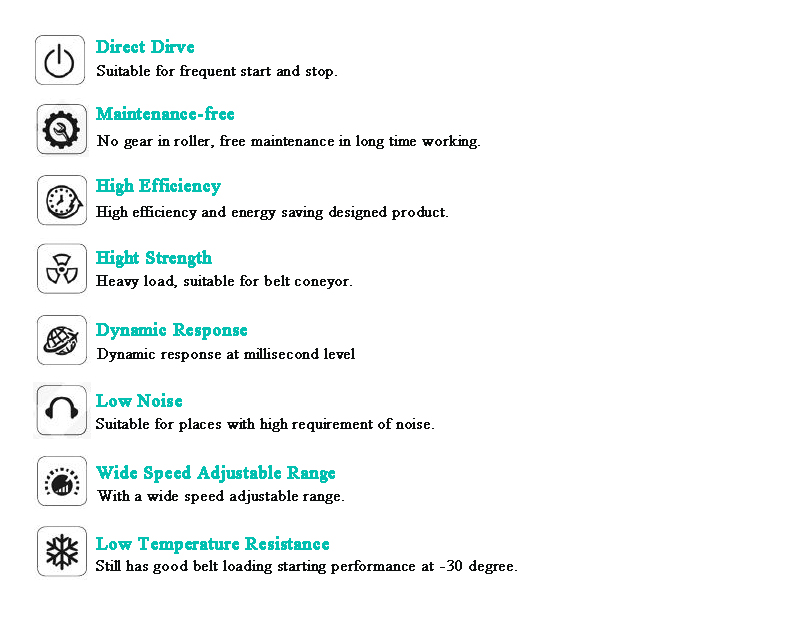Преимущество ролика с прямым приводом двигателя