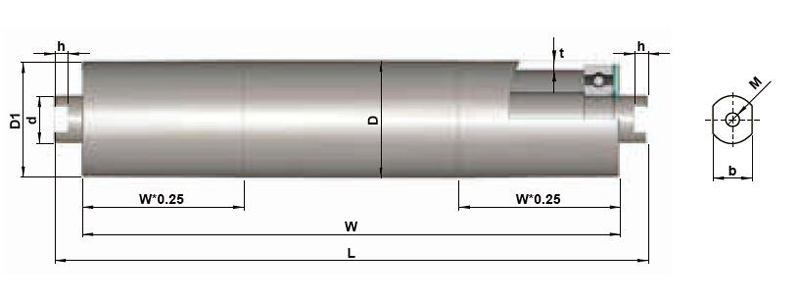 приводной ролик ленточного конвейера