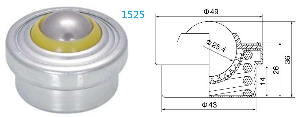 Ударопрочная заглушка, вставной фиксатор, блок передачи шарика 