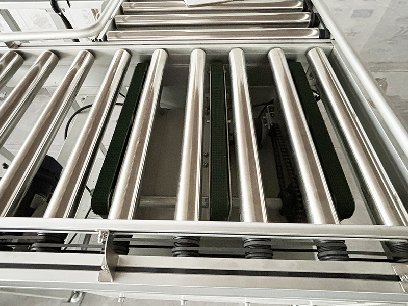 Роликовый конвейер с коробкой-подъемный передаточный роликовый конвейер