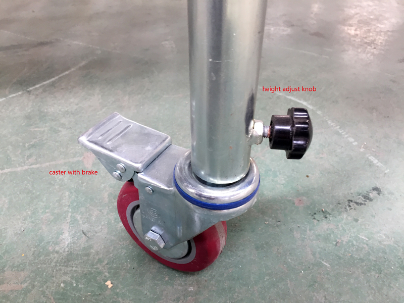 Кастор с тормозом