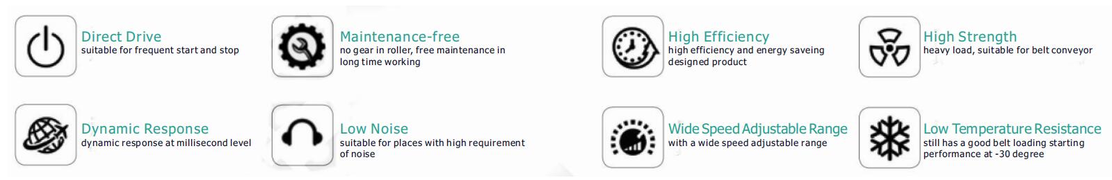 Преимущество ролика с прямым приводом двигателя