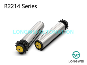 Однорядный конвейерный ролик с полимерной звездочкой средней мощности и цепным приводом