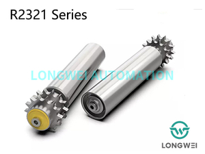 Двухрядный конвейерный ролик со стальной звездочкой для тяжелых грузов