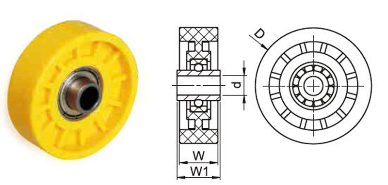 пластиковое колесо для коньков