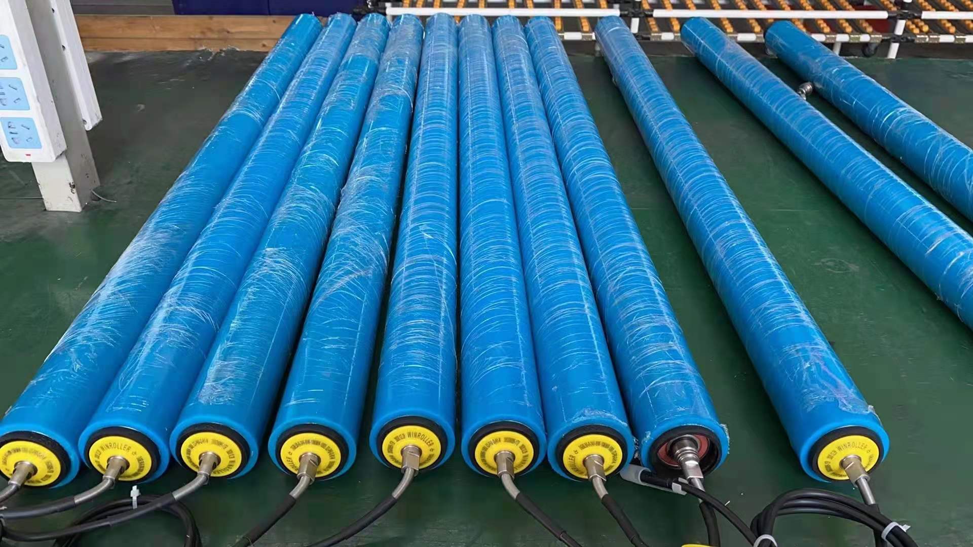 Стальной моторный моторный мотор с помощью поли-V с покрытием PU