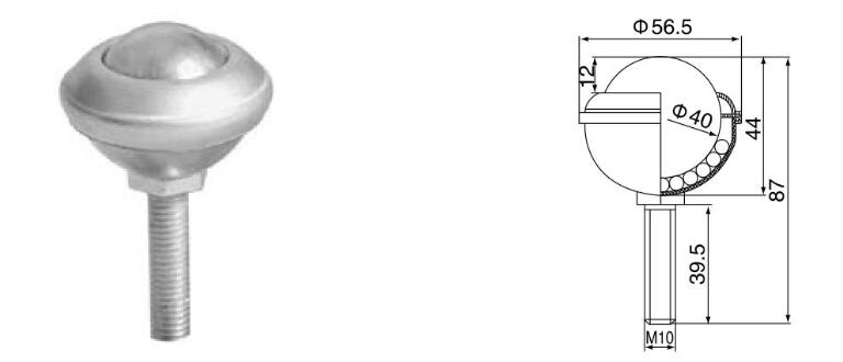 Фиксирование потока шарика