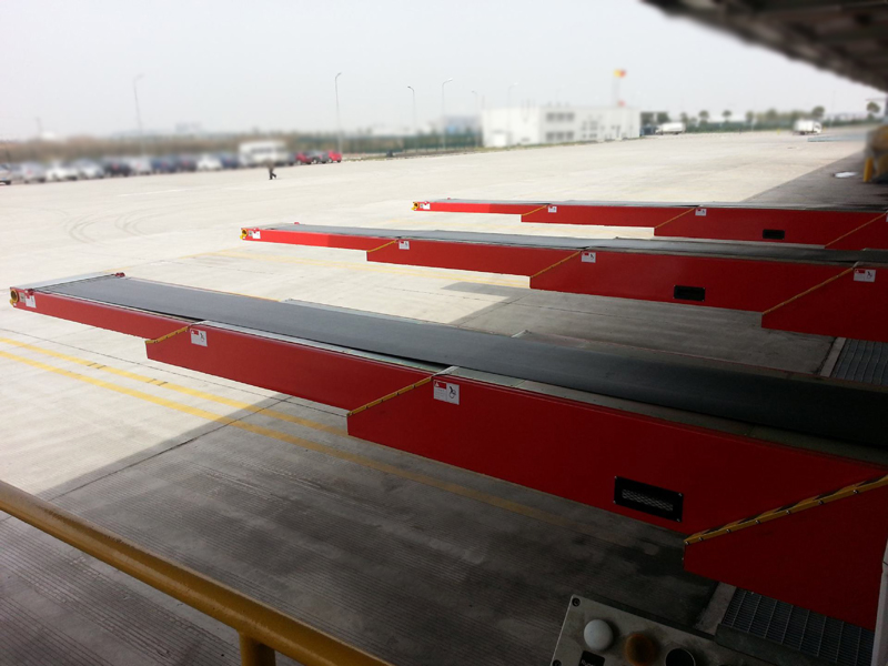 Фиксированный телескопический конвейер ленты