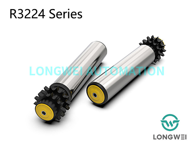 Двухрядная полимерная звездочка накопительного конвейерного ролика