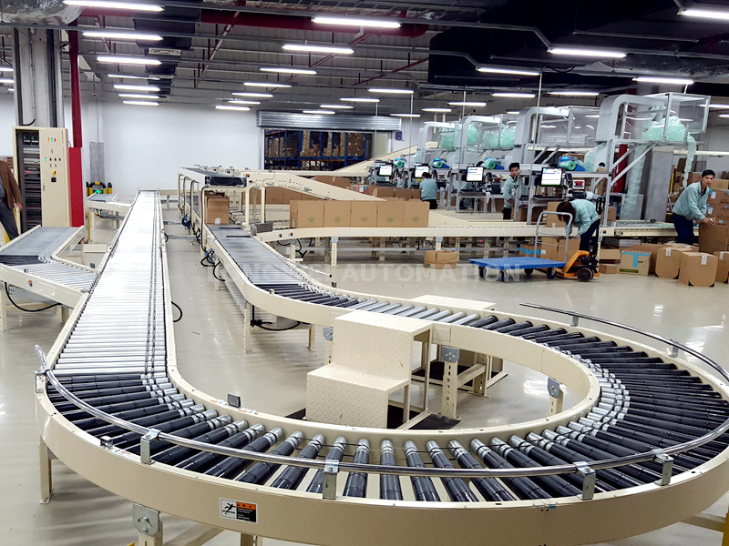 Автоматическая конвейерная линия для дезинфекции облучением