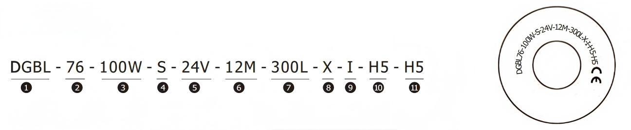 DGBL76 модель роликового привода двигателя № пример