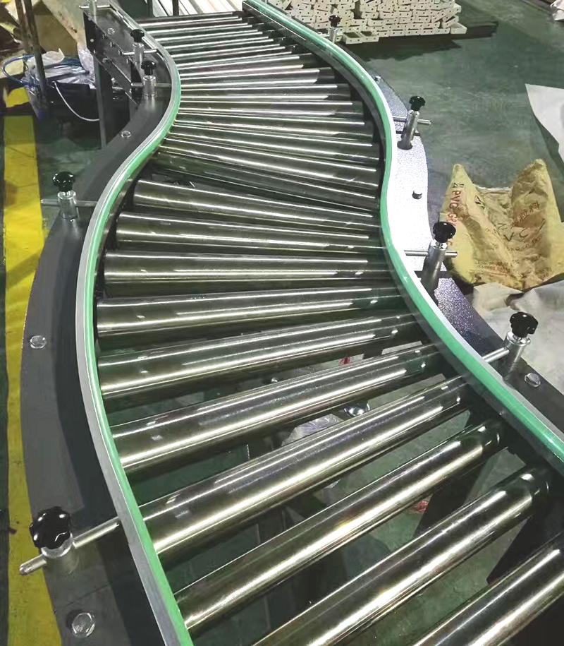 спиральный роликовый конвейер