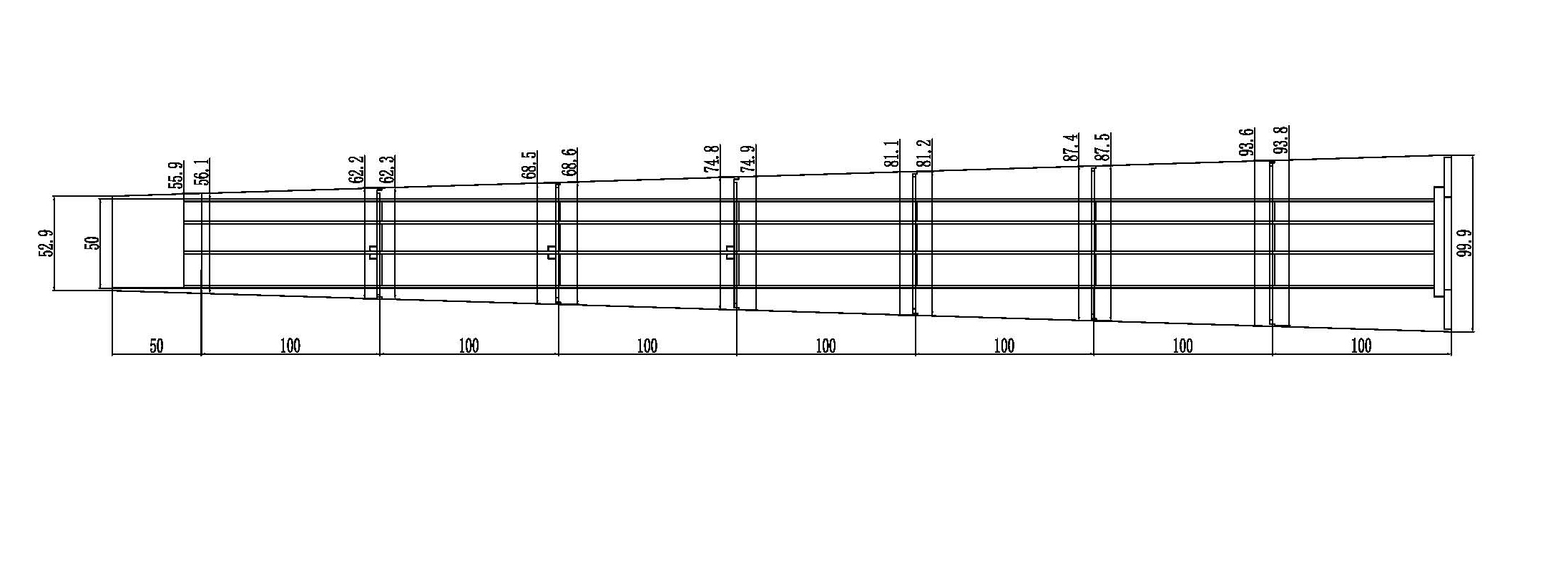 50 конический рукав