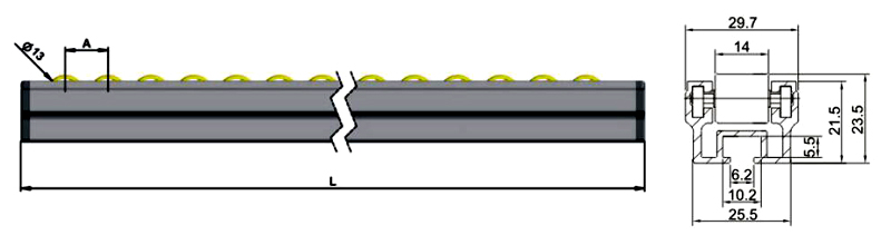 Кольцевая рулона картонной трассы