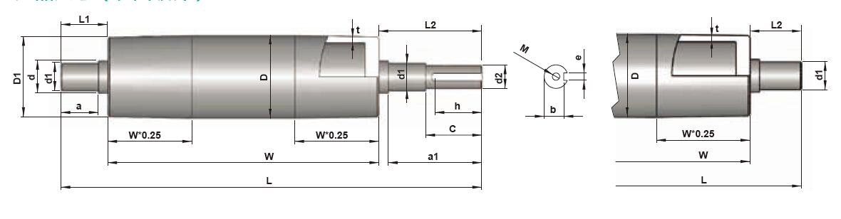 приводной шкив ленточного конвейера